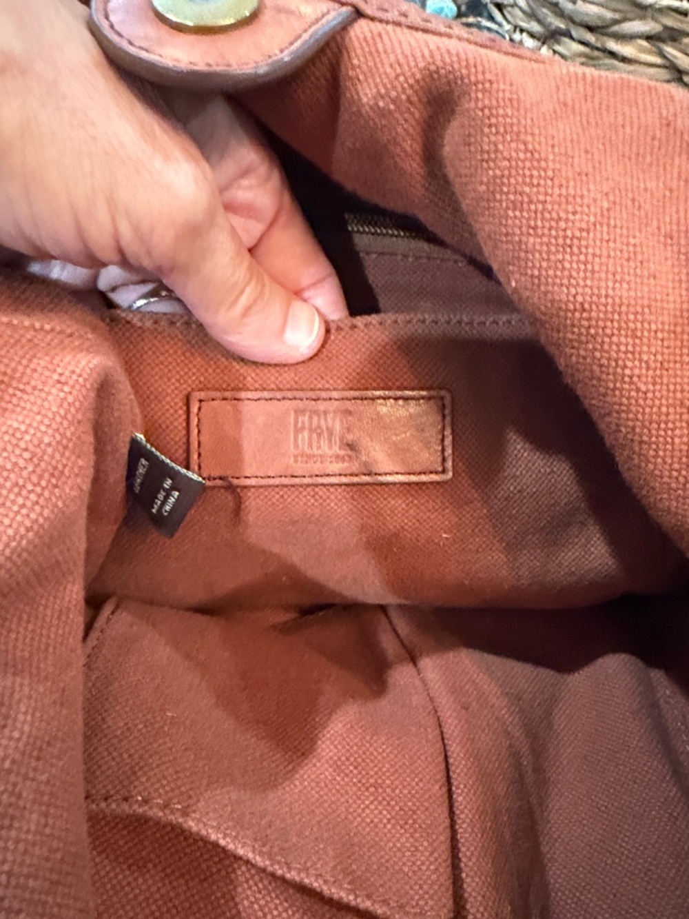 Frye Cognac Leather Shoulder Bag - Picture 2 of 7